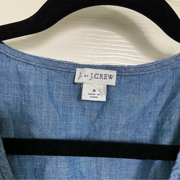 Bundle of 4 J. Crew Flutter Sleeve Wrap Peplum Tops - Picture 13 of 16